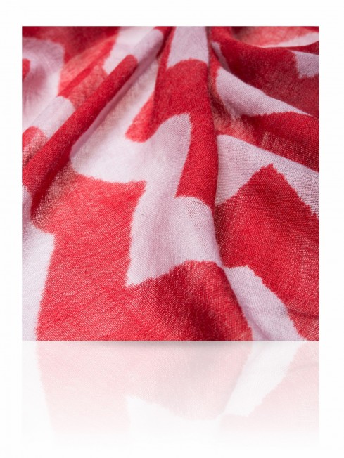 Палантин Женский ZW-ZIGZAG/RED